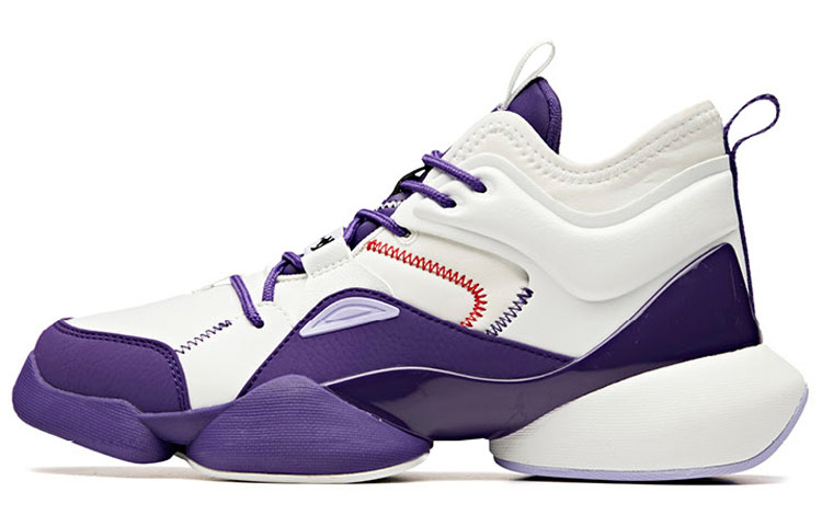 Dragon Ball x Anta Mid-Top Performance Basketball Shoes Women's White Purple