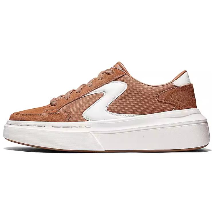 Skechers Court Classics Breathable Support Low Top Skateboard Shoes Women's Umber