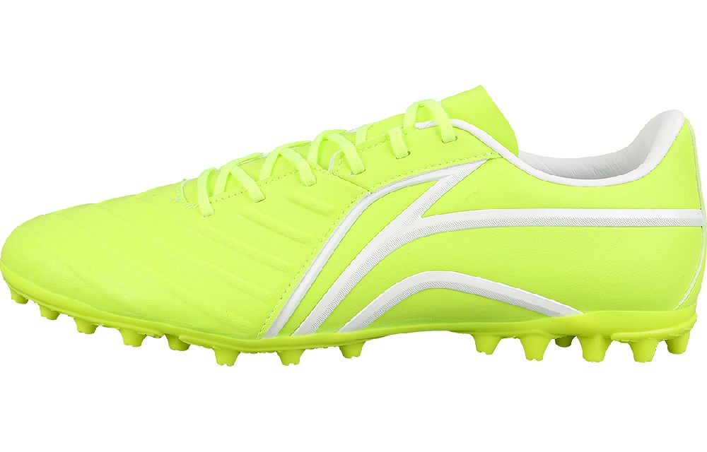LINING Soccer Shoes Men Low-Top Bright Green White