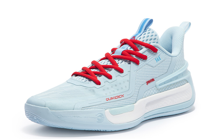 361° GOEY Cushioning Anti-Slip Wear-Resistant Breathability Low-Top Basketball Shoes Men's Blue купить в интернет-магазине Yoocart с быстрой доставкой по России.