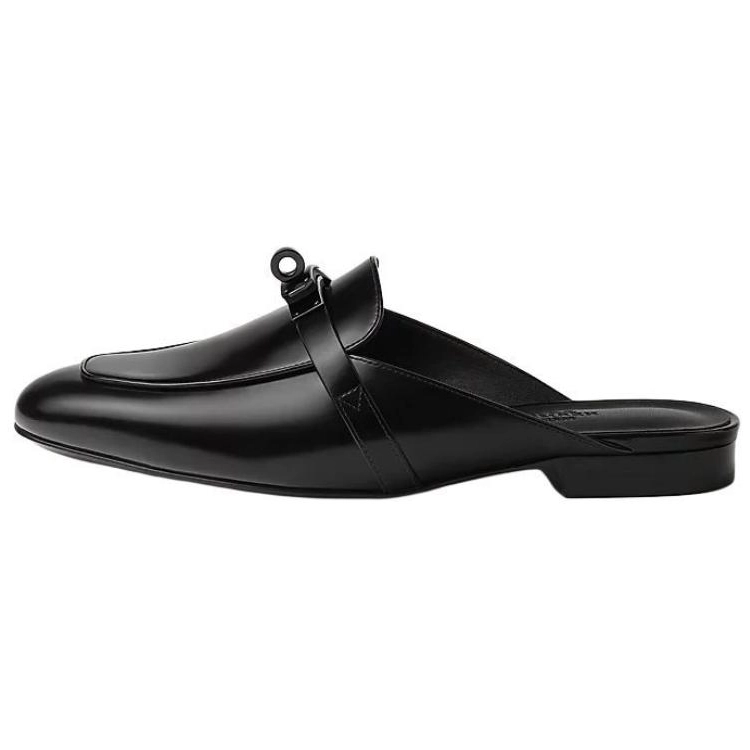 HERMES Oz Closed Toe Slippers Women's Black купить в интернет-магазине Yoocart с быстрой доставкой по России.