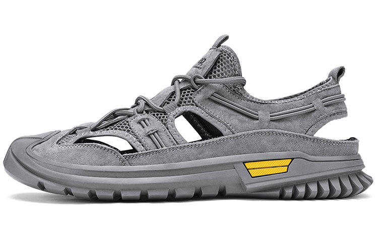 Jeep Abrasion Resistant Lightweight Slip Resistant Sports Sandals Men's Gray