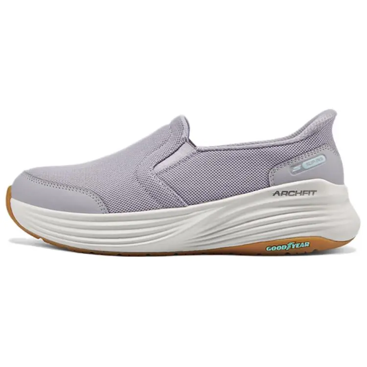 Skechers ArchFit Abrasion Resistant Casual Shoes Women's Gray Purple