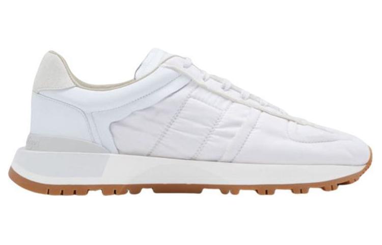 Maison Margiela Panelled Lace Up Sneakers