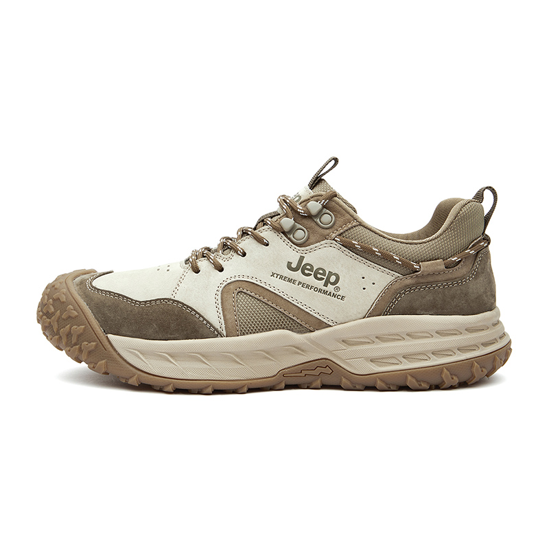 Jeep Casual Shoes Men Low Top Sand/Gray