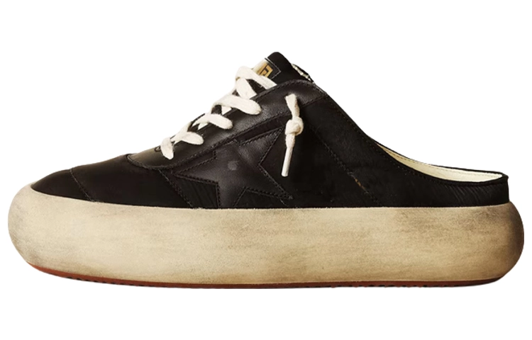 Golden Goose Space Star Stylish Skateboarding Shoes Women's Black