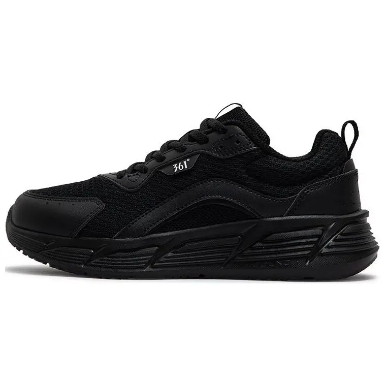 361° Blade Breathable Lightweight Height Increasing Low-Top Casual Running Shoes Women's Obsidian Black