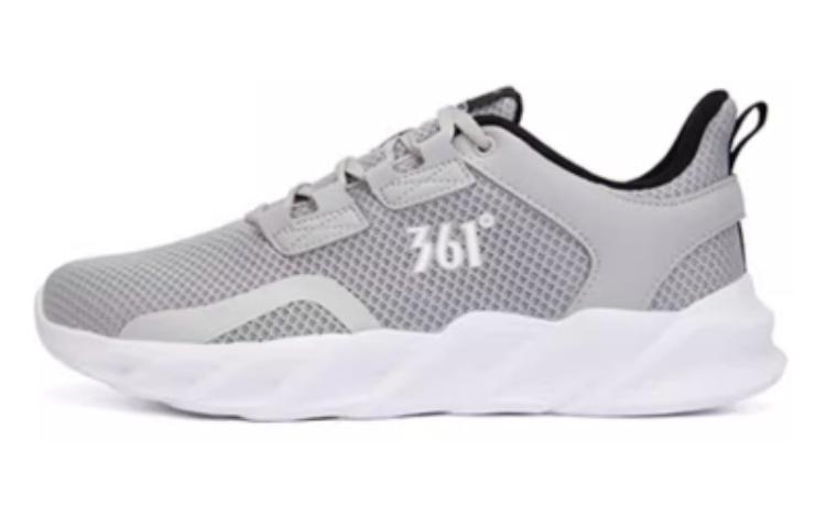 361° Cushioning Breathable Low-Top Running Shoes Men's Gray Black