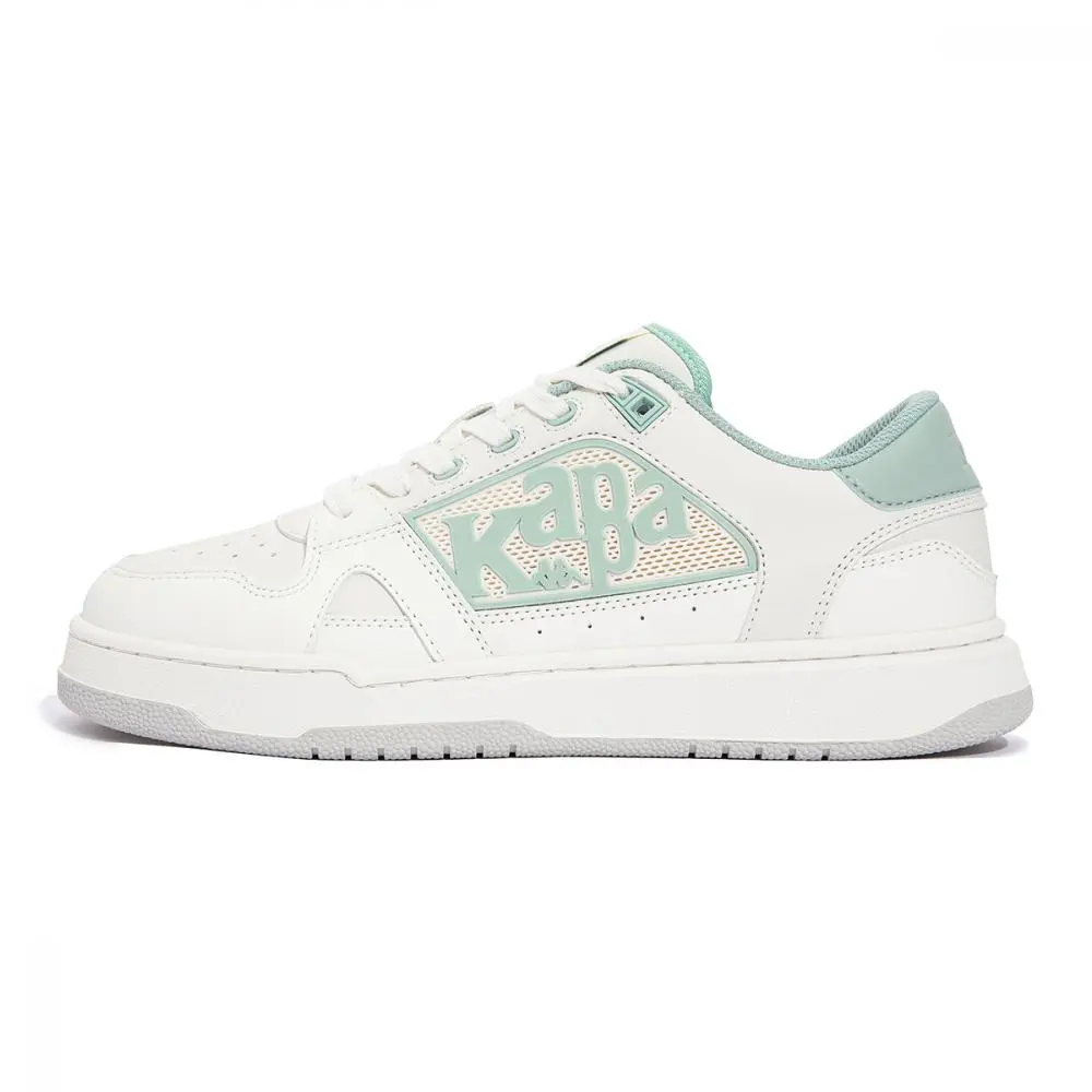 Kappa Height Increasing Low top Skateboard Shoes Unisex White Green