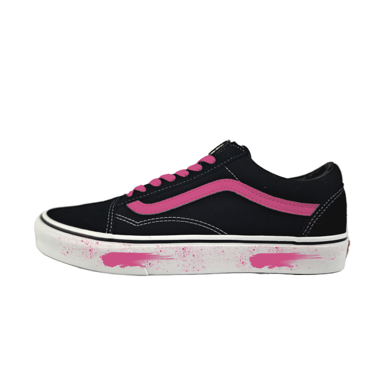 Vans Old Skool Abrasion Resistant Low Top Skateboard Shoes Unisex Black