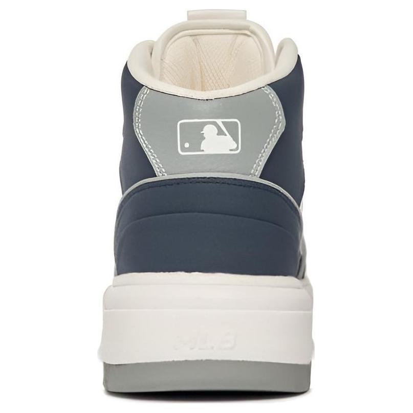 MLB Chunky Liner Slip-Resistant Cushioning Wear-Resistant Lightweight High-Top Skateboard Shoes Unisex Marine Blue