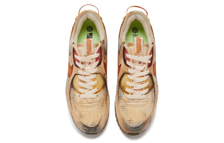 Nike Air Max 90 Cushioning, Slip Resistant, And Abrasion Resistant Low Top Running Shoes Men's Orange Black купить в интернет-магазине Yoocart с быстрой доставкой по России.
