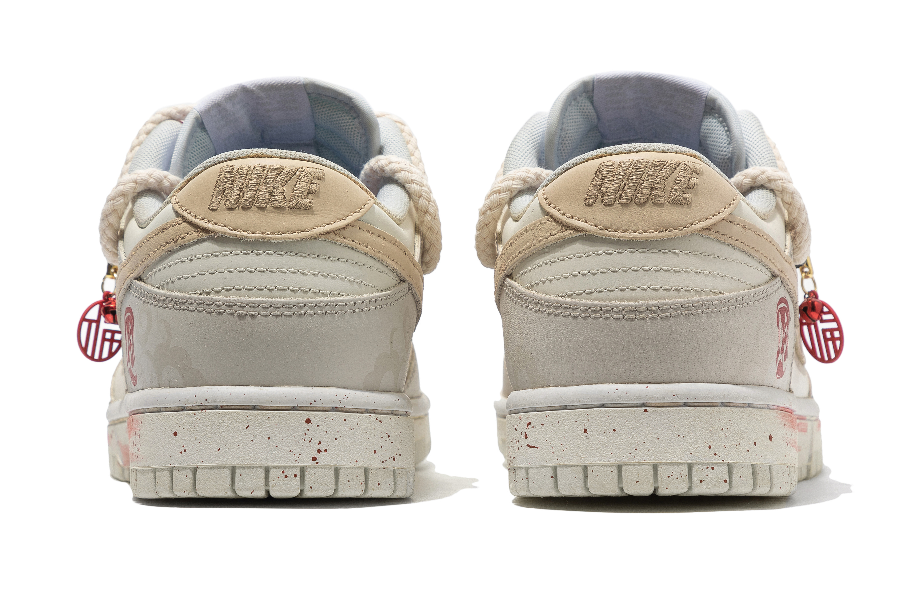 Nike Dunk Skateboard Shoes Unisex Low top Beige/White/Red купить в интернет-магазине Yoocart с быстрой доставкой по России.