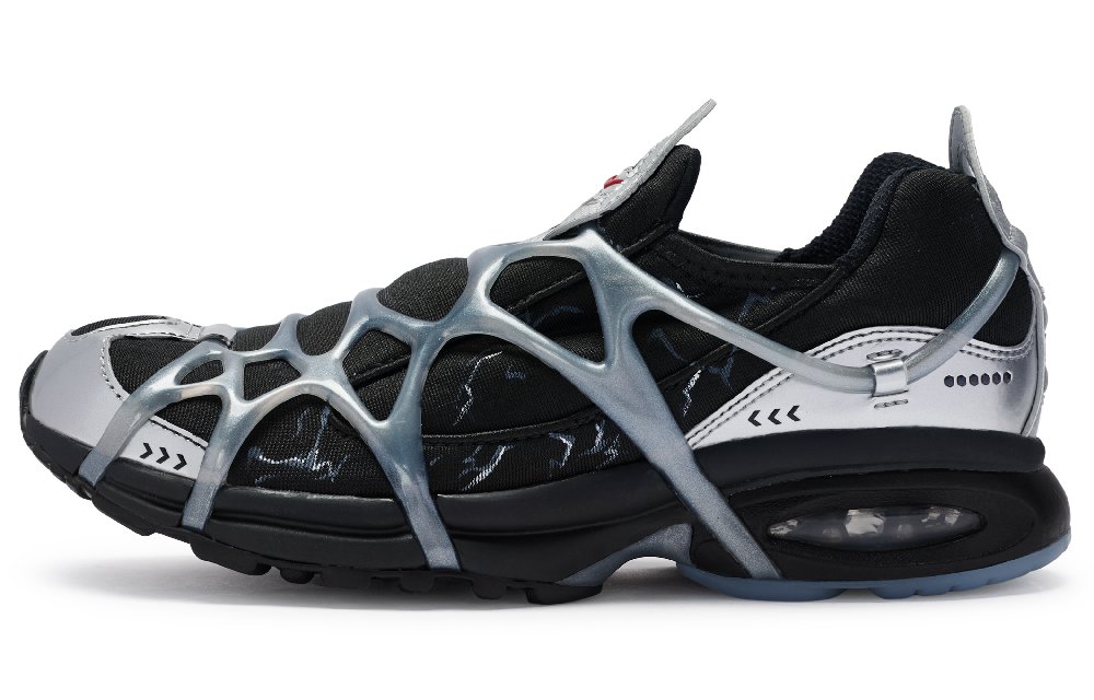 Nike Air Kukini Swooshman 811 Manufactured Galaxy Forecast Cushioning Low-Top Casual Shoes Unisex Black Silver