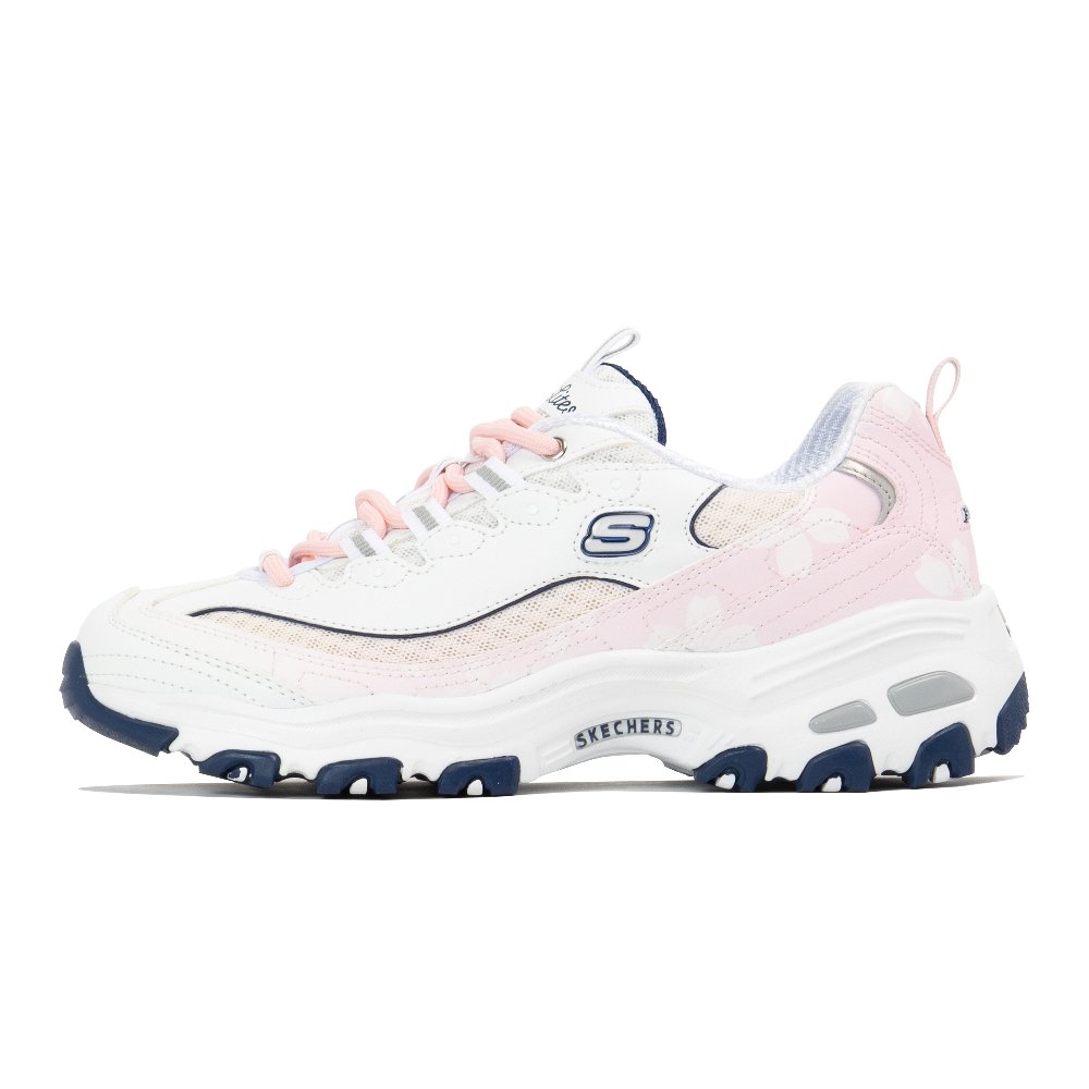 Skechers D'Lites 1.0 Chunky Sneakers Women's Low-Top Pink/White