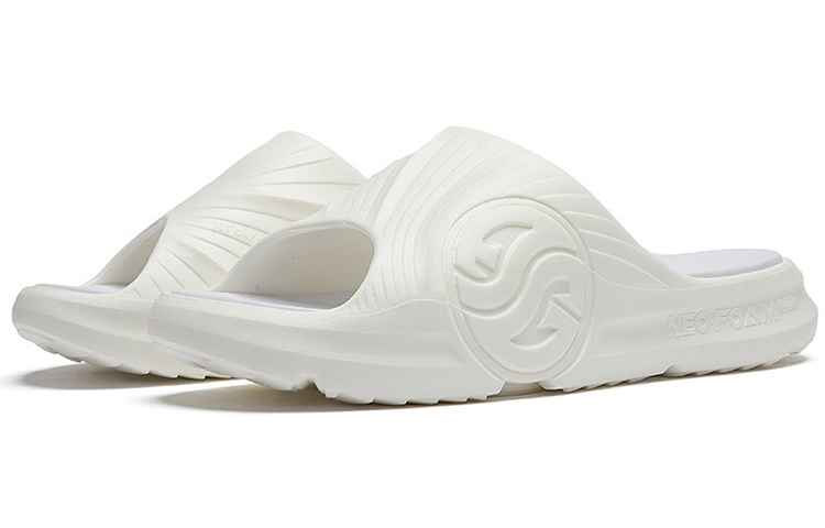 361° AG Tidal Drag Quiet Slide Slippers Women's Feather White