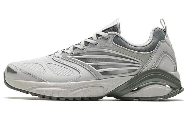 Anta Millennials Cushioning Anti-Slip And Wear-Resistant Low-Top Chunky Sneakers Men's Gray