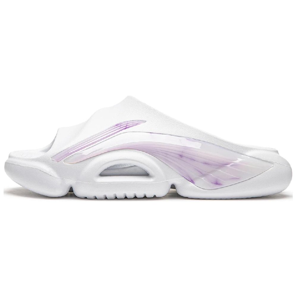LiNing BADFIVE Slide Slippers Women's White Purple