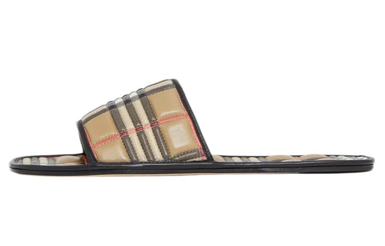 Burberry Check Quilted Flat Slides