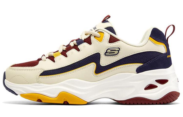 Skechers D'LITES 4.0 Low Top Chunky Sneakers Women's Beige Yellow