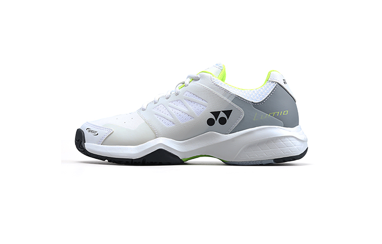 YONEX LU Anti-Slip Wear-Resistant Low-Top Tennis Shoes Unisex White Citrus