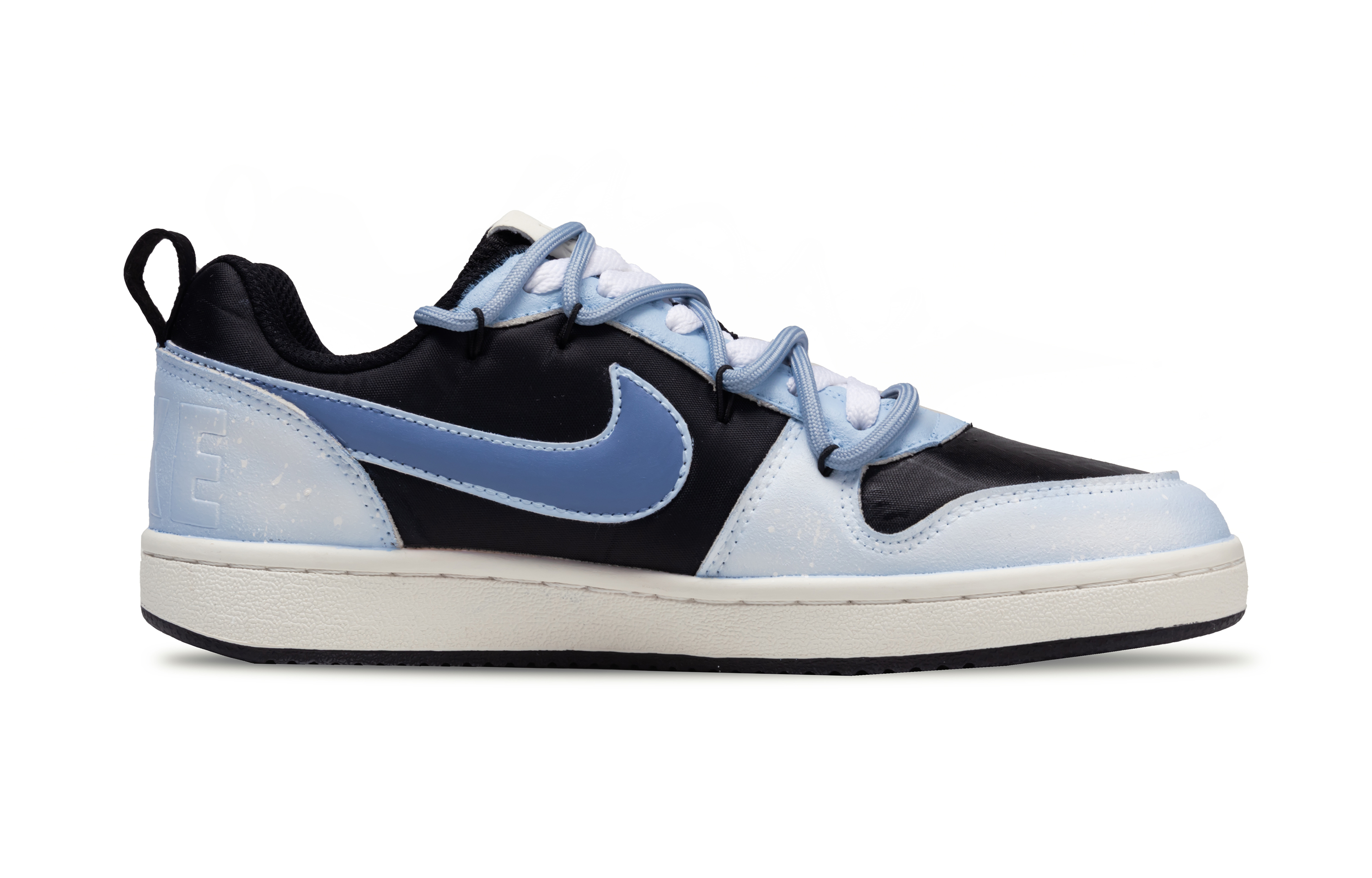 Nike Court Borough Starry Sky Slip Resistant Low top Skateboard Shoes Men's Blue Black