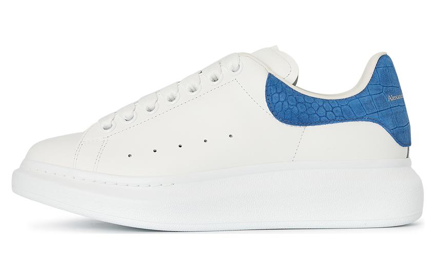 Alexander McQueen Oversized White Blue Croc