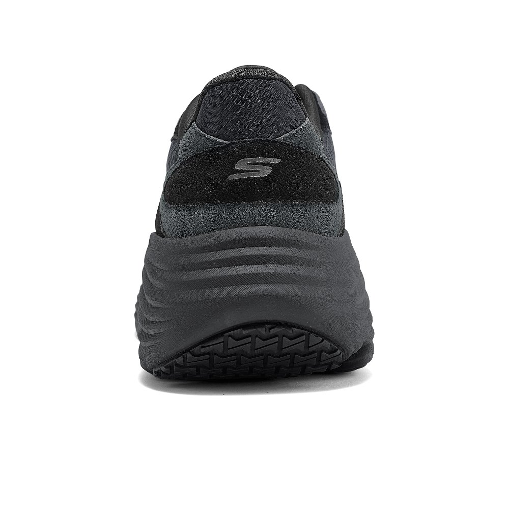 Skechers Zongyun Cushioning Abrasion Resistant Breathable Coverage Height Increasing Low top Running Shoes Men's Black
