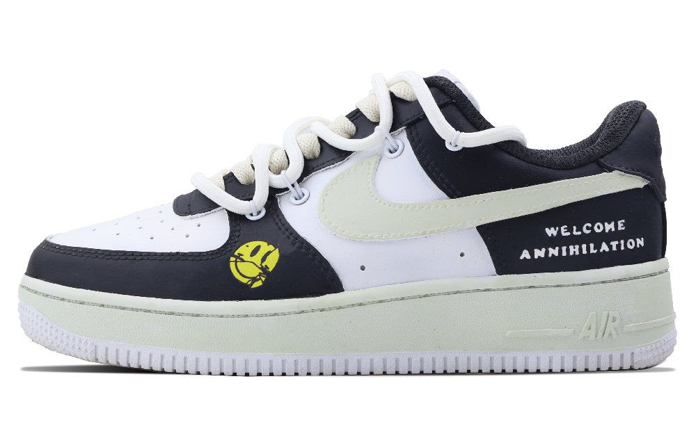 Nike Air Force 1 Low Anti-Slip Wear-Resistant Low-Top Skateboard Shoes Men's Black