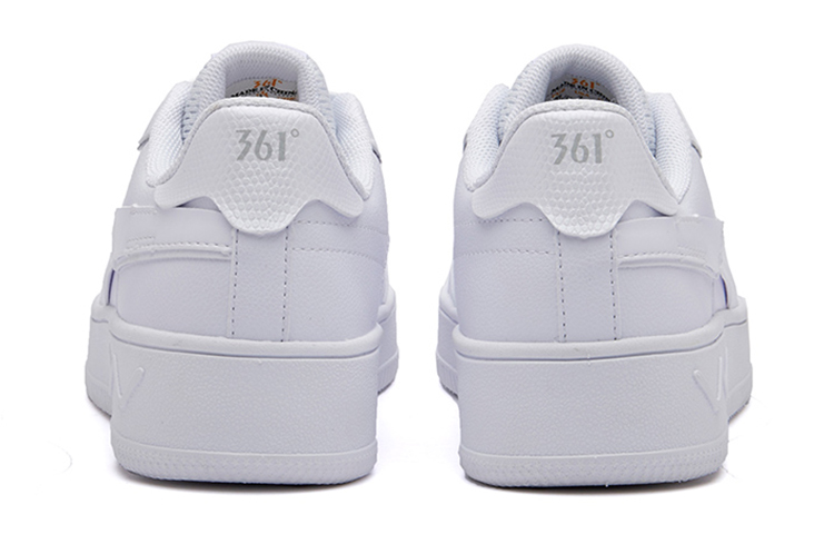 361° Non-slip Lightweight Low-Top Skateboard Shoes Women's Bright White