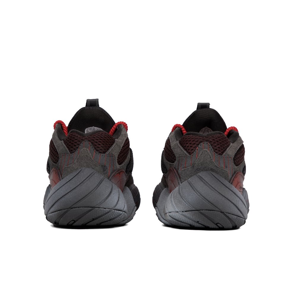 Adidas Originals Yeezy 500 Chunky Sneakers Unisex Low-Top Black Silver/Red