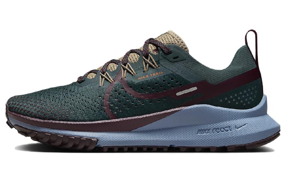 Nike React Pegasus Trail 4 Deep Jungle Khaki Ashen Slate Night Maroon Women's