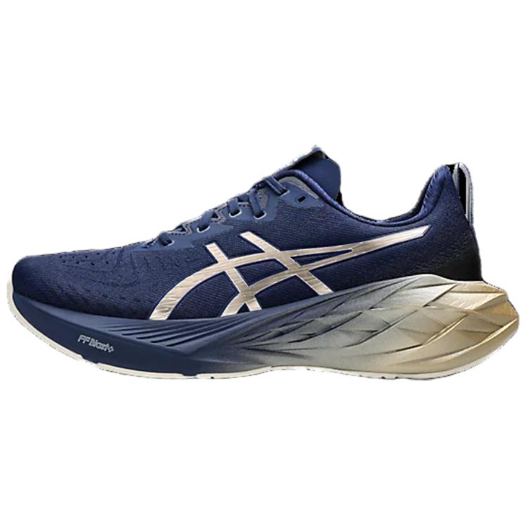 Asics Novablast 4 Platinum Blue Expanse Champagne