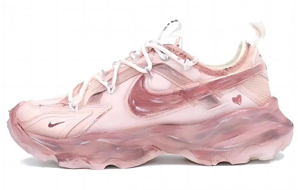 Nike TC 7900 Cushioning, Wear Resistant Low Top Casual Shoes Women's Dirty Pink