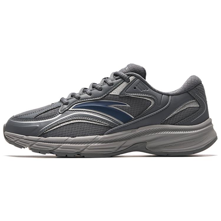 Anta AT952 Cushioning Wear-Resistant Low-Top Running Shoes Men's Dark Gray