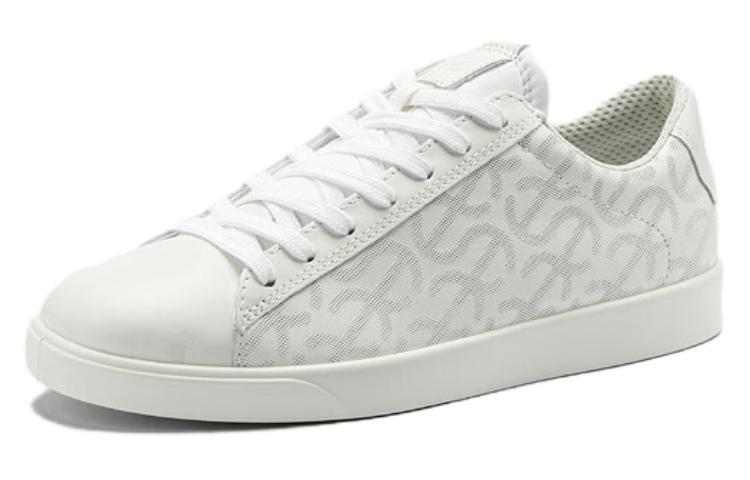 Ecco Low-Top Skateboard Shoes Women's White