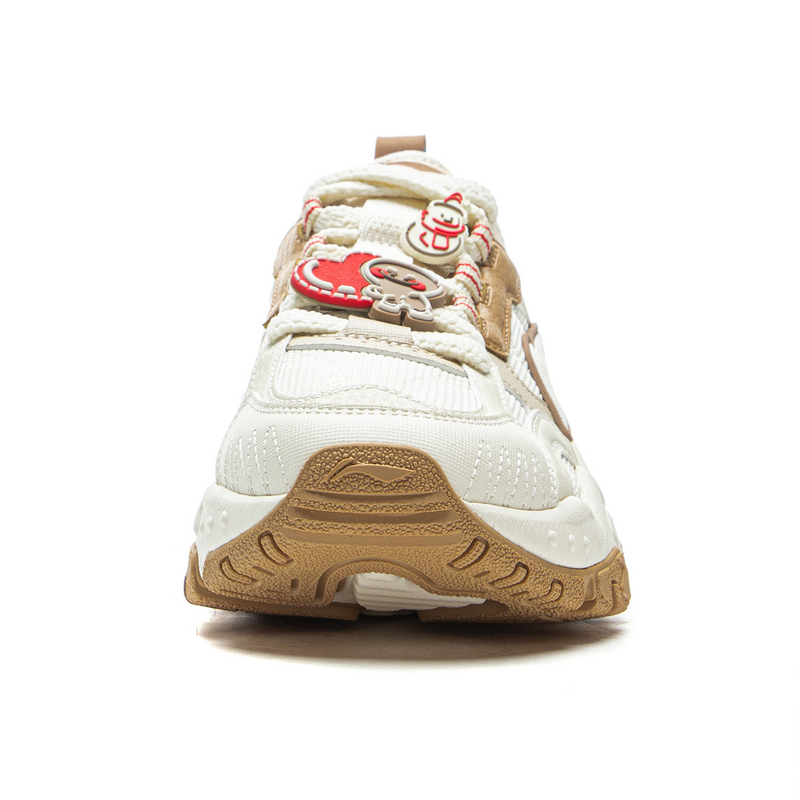 LiNing Brown Sugar Cushioning, Slip Resistant, Abrasion Resistant Support Low top Casual Shoes Women's Khaki купить в интернет-магазине Yoocart с быстрой доставкой по России.