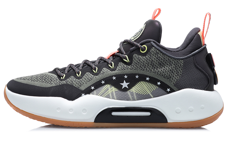 LiNing Shuai 14 Low Anti Slip Wear Resistant Low Top Basketball Shoes Men's Black Green купить в интернет-магазине Yoocart с быстрой доставкой по России.