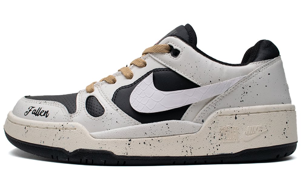 Nike Full Force Low Fallen Angel Slip Resistant Cushioning Low Top Skateboard Shoes Men's White