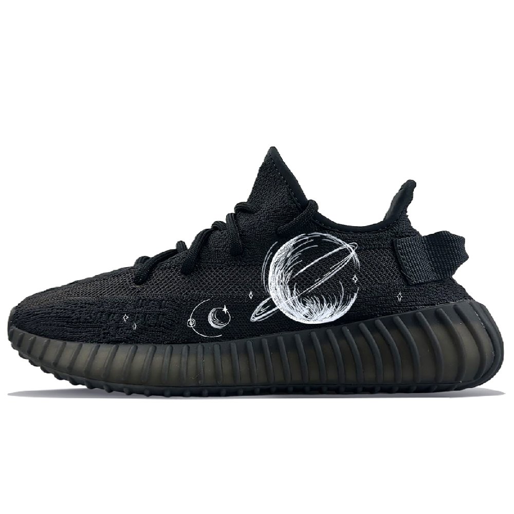Adidas Originals Yeezy Boost 350 V2 Casual Shoes Unisex Low-Top Black