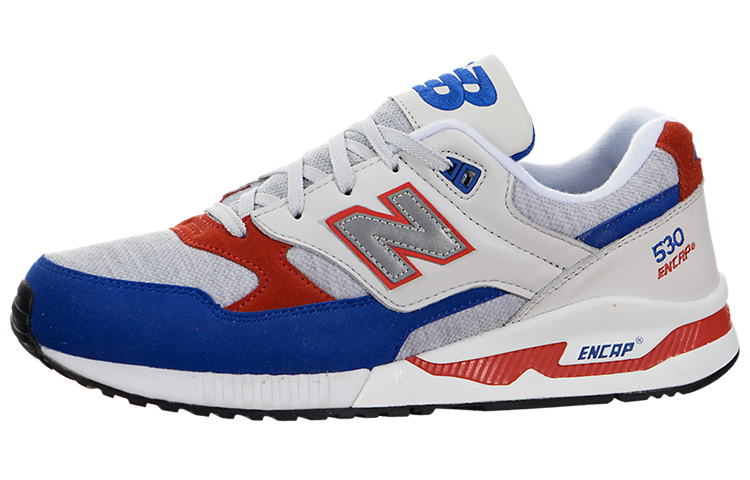 New Balance 530 Series Wear resistant Non Slip Low Tops Casual White Blue
