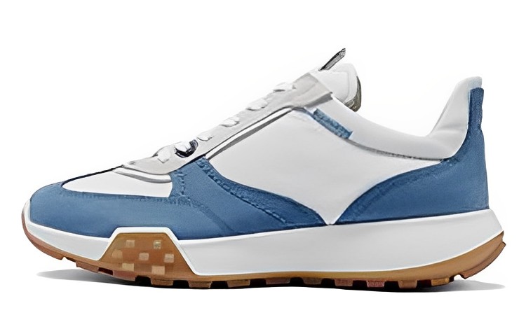 Ecco Casual Shoes Men Low-Top Vintage Blue