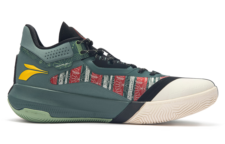 361° AG3 Aaron Gordon 3 Cushioning Wear-Resistant Mid-Top Performance Basketball Shoes Men's Green