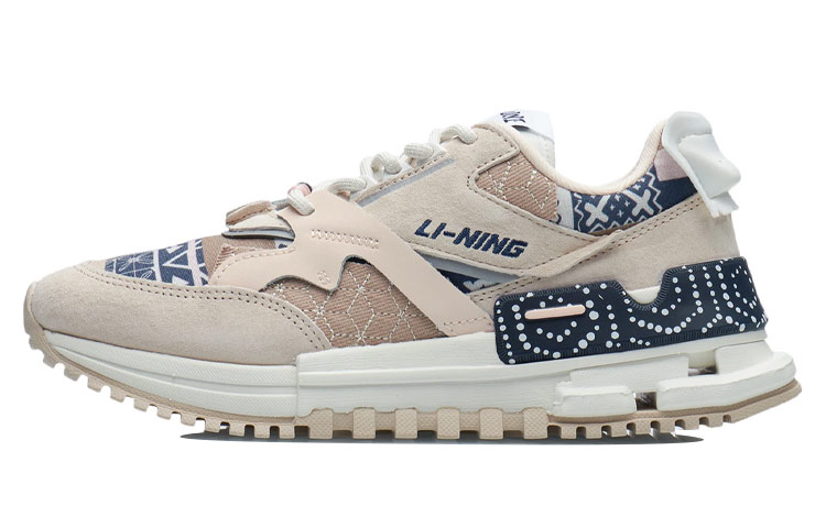 LiNing 001 Slip Resistant, Abrasion Resistant, Lightweight Low Top Running Shoes Women's Light Taupe