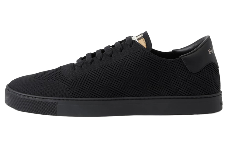 Burberry Skateboard Shoes Men Low-Top Black