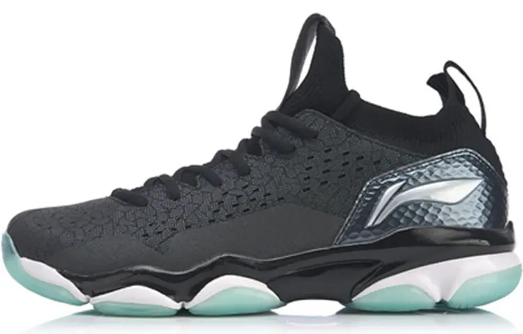 LiNing Sonic Boom 2.0 Shock Absorbers Slip Resistant Abrasion Resistant Low top Badminton Shoes Men's Black