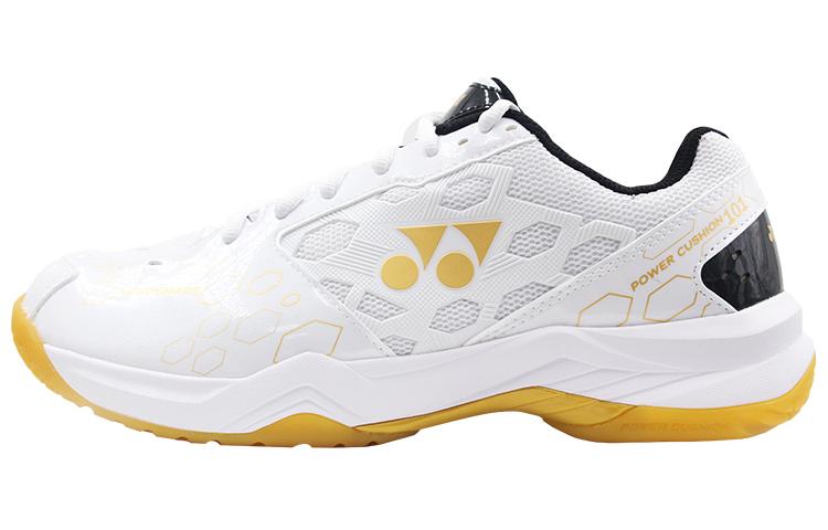 YONEX Power Cushion Low Top Badminton Shoes Unisex White Gold
