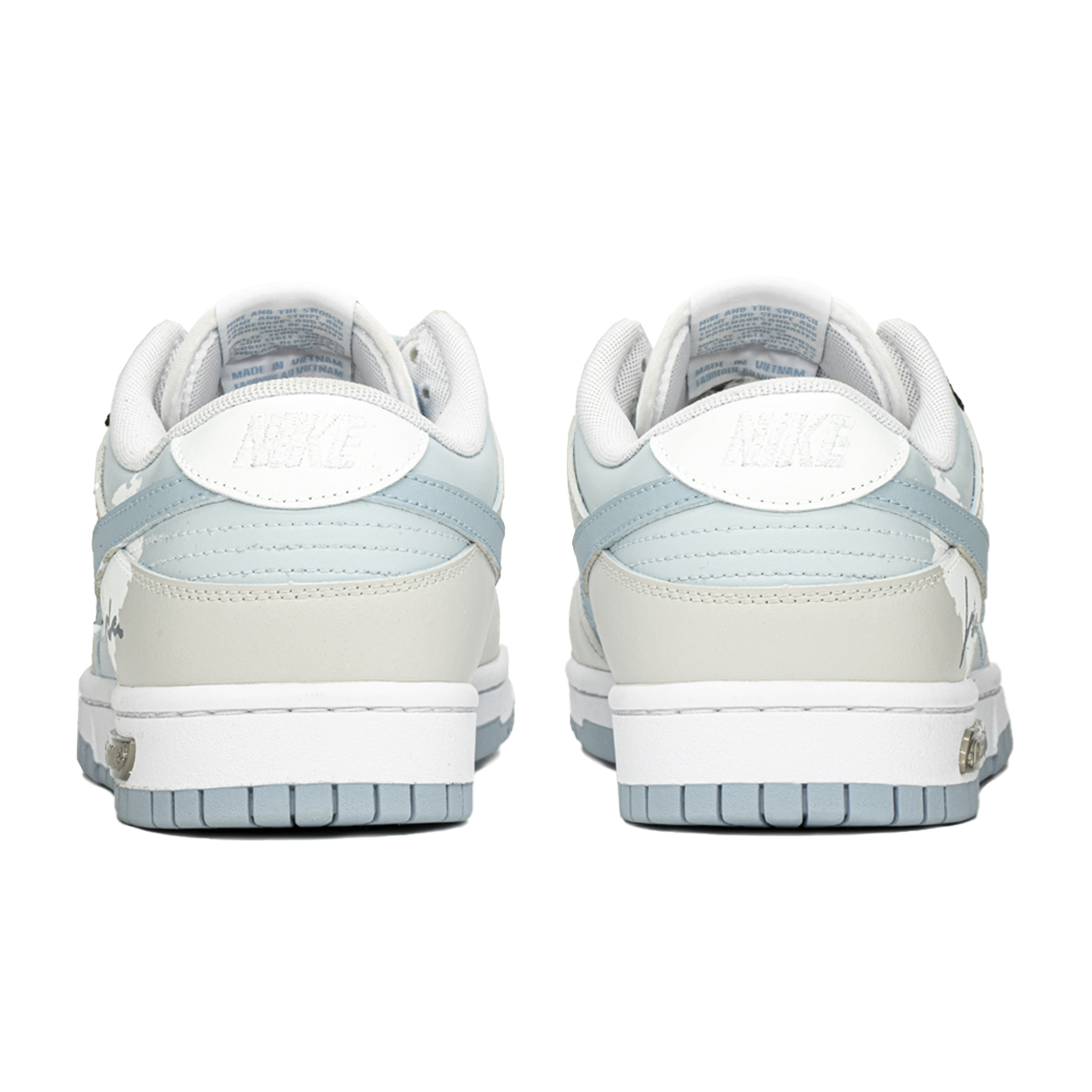 Nike Dunk Impact-Resistant Quick-Drying Wear-Resistant Low-Top Skateboard Shoes Men's Blue White Gray купить в интернет-магазине Yoocart с быстрой доставкой по России.