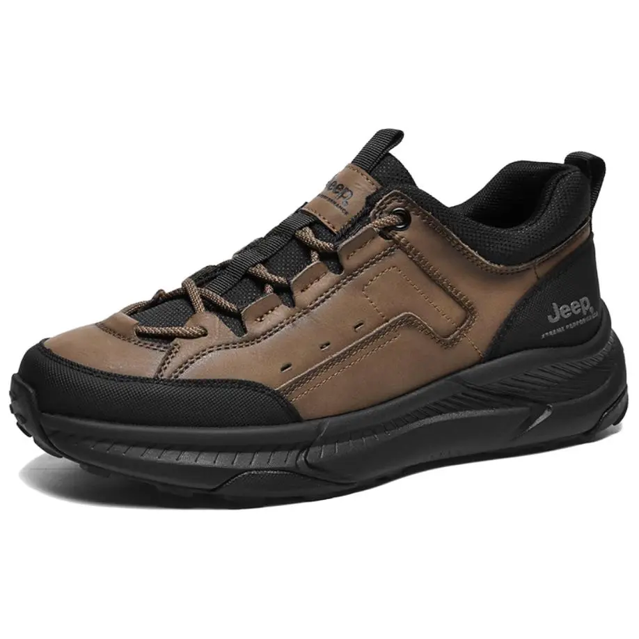 Jeep Abrasion Resistant Low top Casual Shoes Men's Khaki