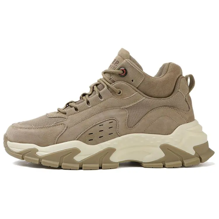 JEEP SPIRIT Low Top Chunky Sneakers Men's Brown